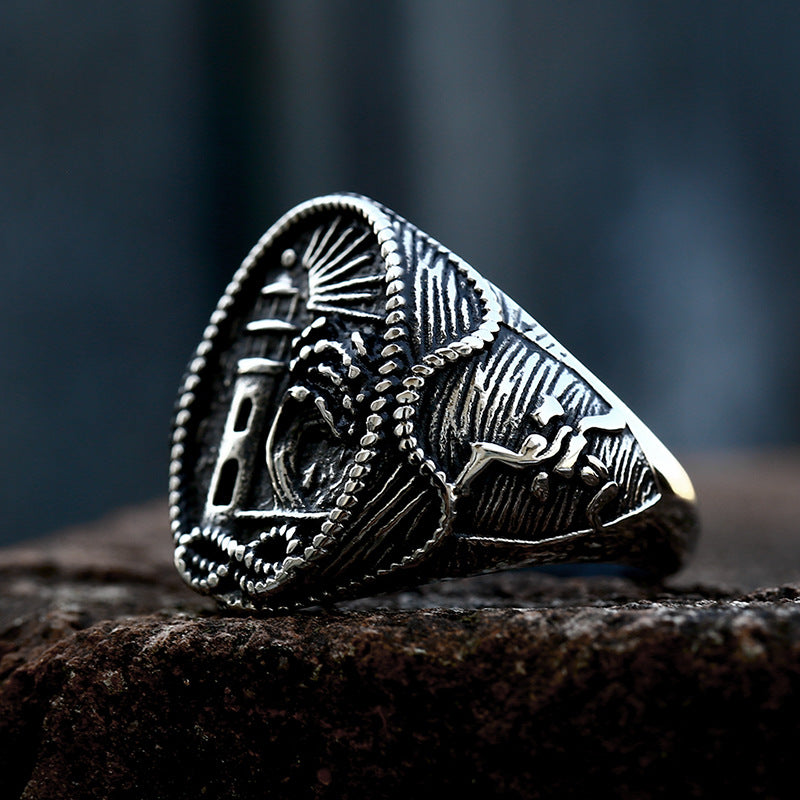Lighthouse Signet Ring