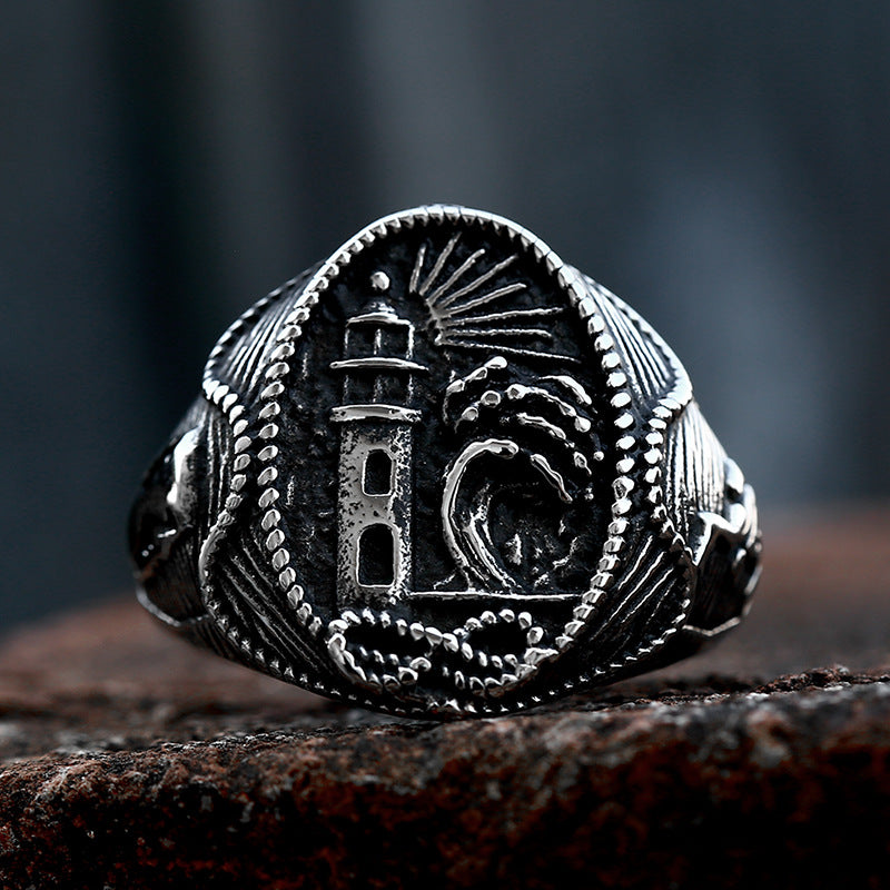 Lighthouse Signet Ring