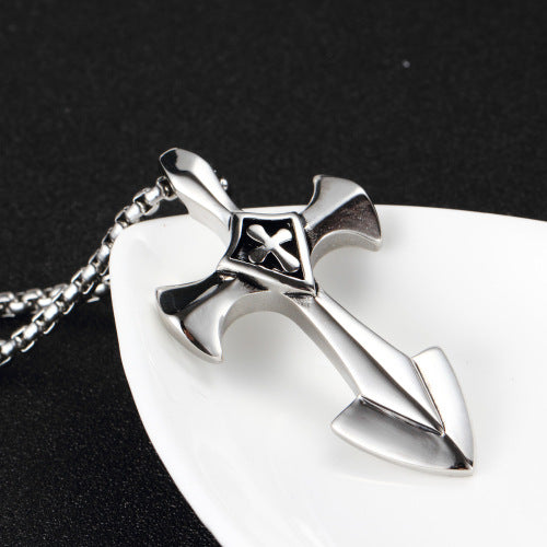 Iron Sovereign Cross Necklace