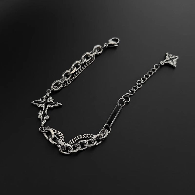 Dual Star Chain Bracelet