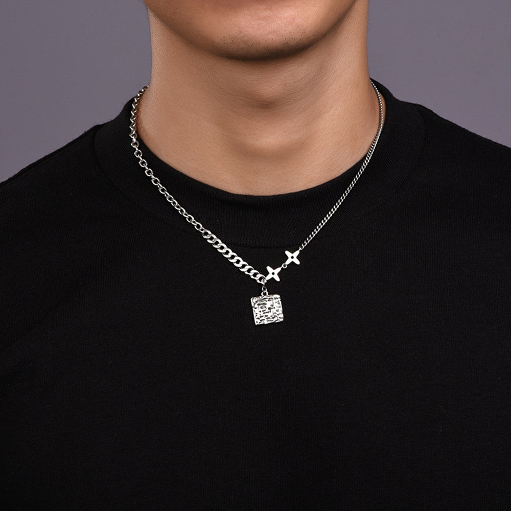 Dual Stitch Chain Necklace
