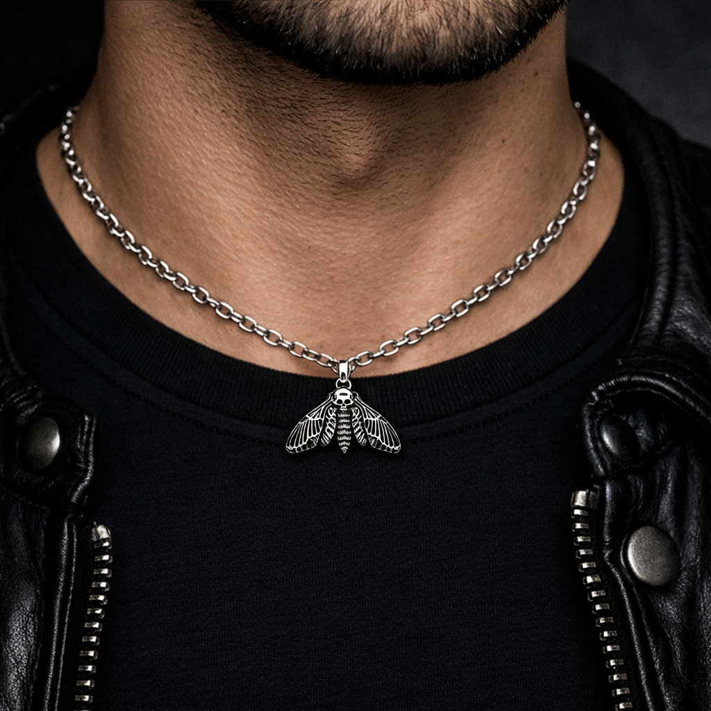 Deaths Moth Pendant