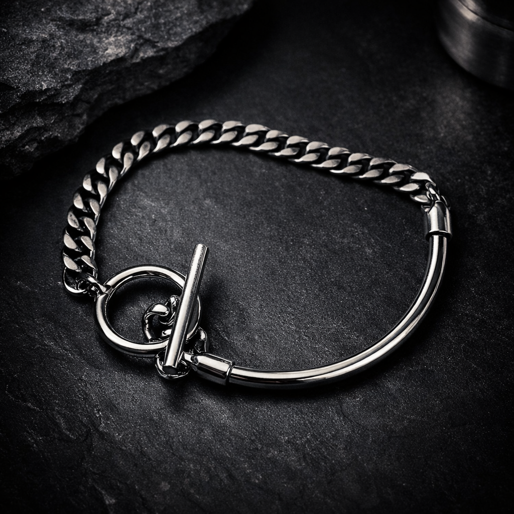 Heavy Toggle Cuban Bracelet