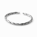 Silver creative woven bracelet