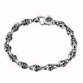 Skull & Cross Chain Bracelet