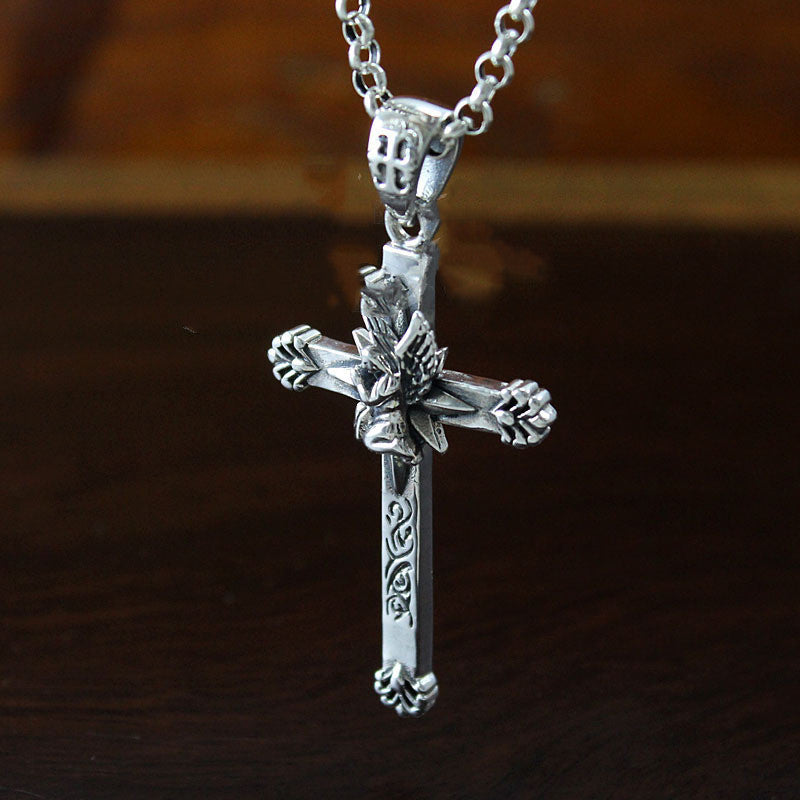 Floral Cross Pendant